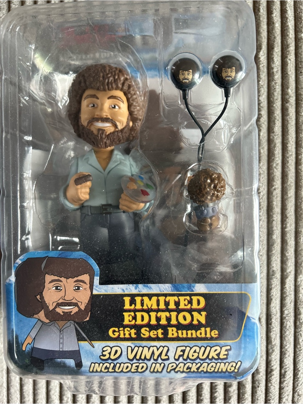 Bob Ross Limited Edition 3D Vinyl Figure - Blue Shirt